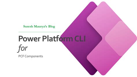 pcf cli|Microsoft Power Platform CLI pcf command group